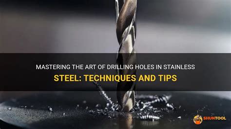 drill holes in metal bracket|drill holes in stainless steel.